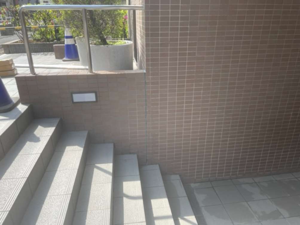 施工例　手摺設置工事　着工前