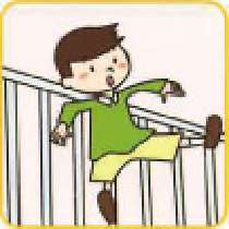 落下防止柵を乗り越えて飛び降りようとする行為（リスク）